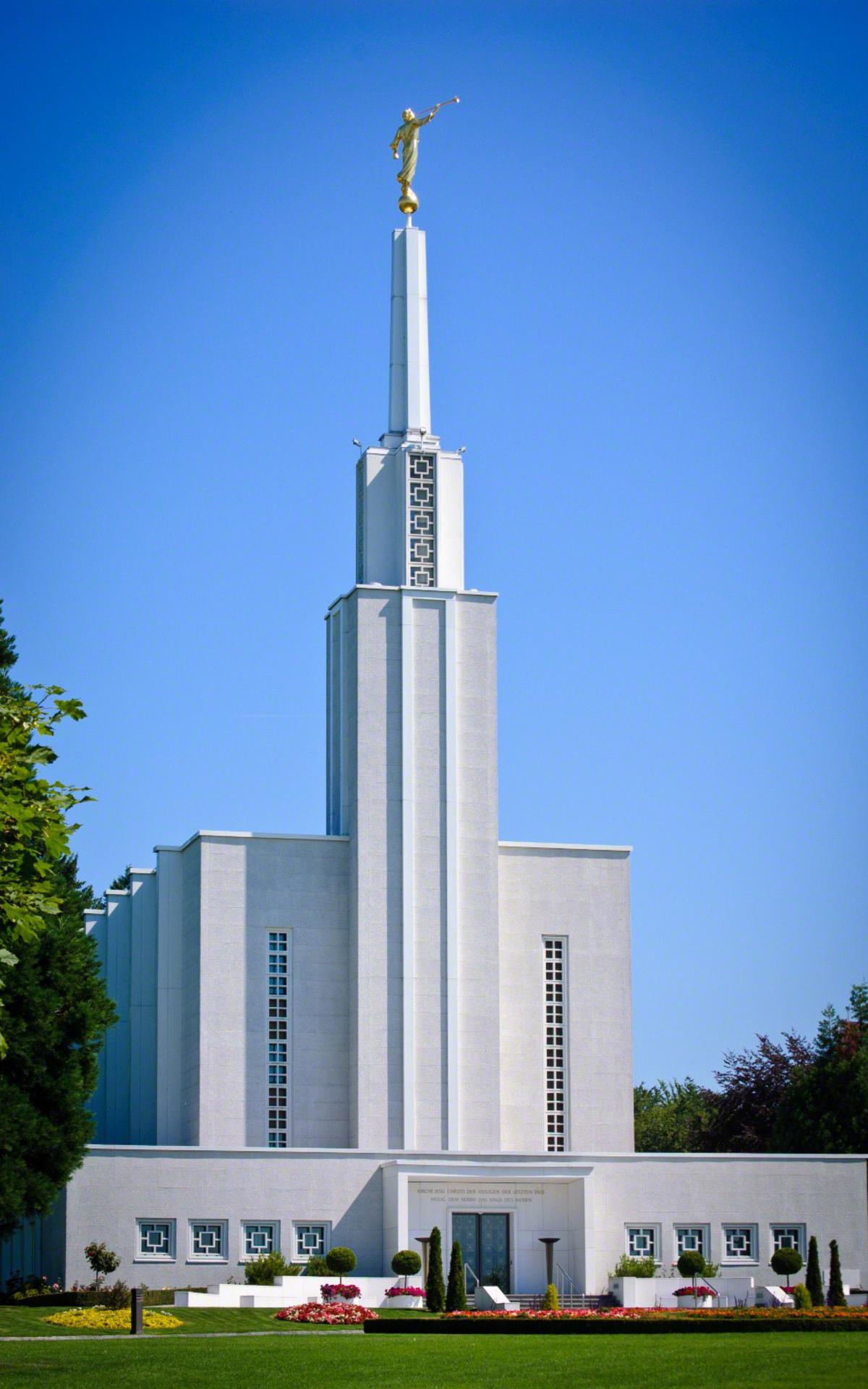 The Bern Switzerland Temple and its grounds.
