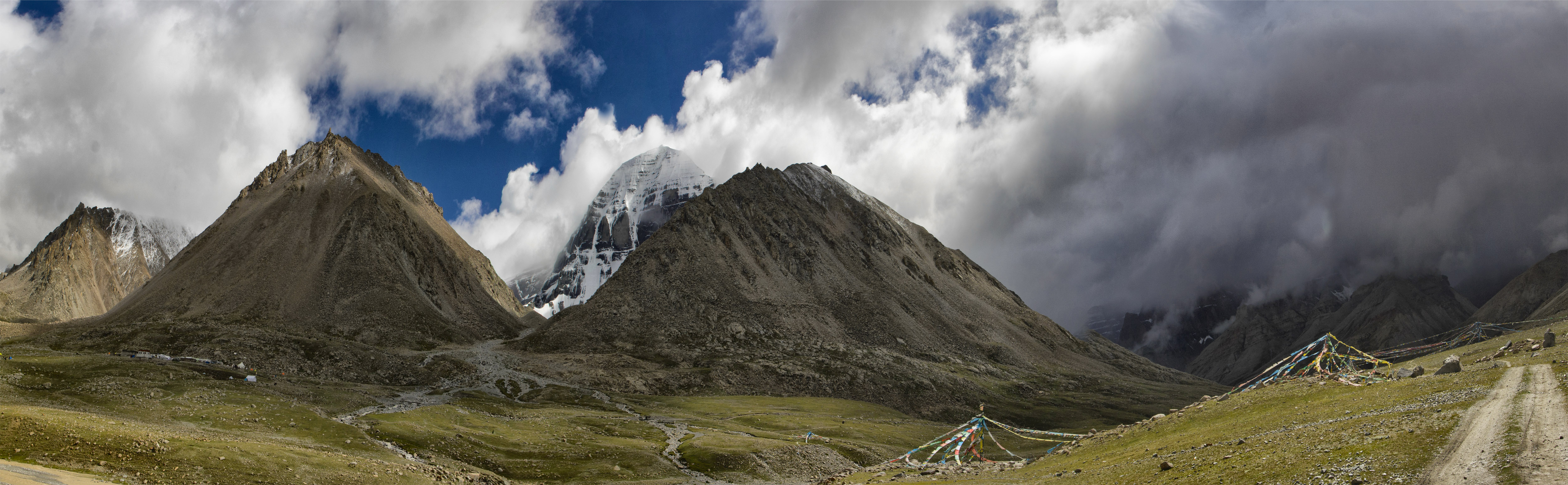 Lake Manasarovar near Mount Kailash.