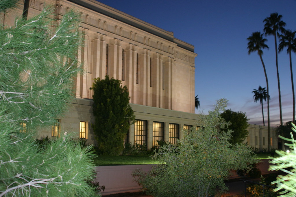 Historic view of the temple shortly after construction