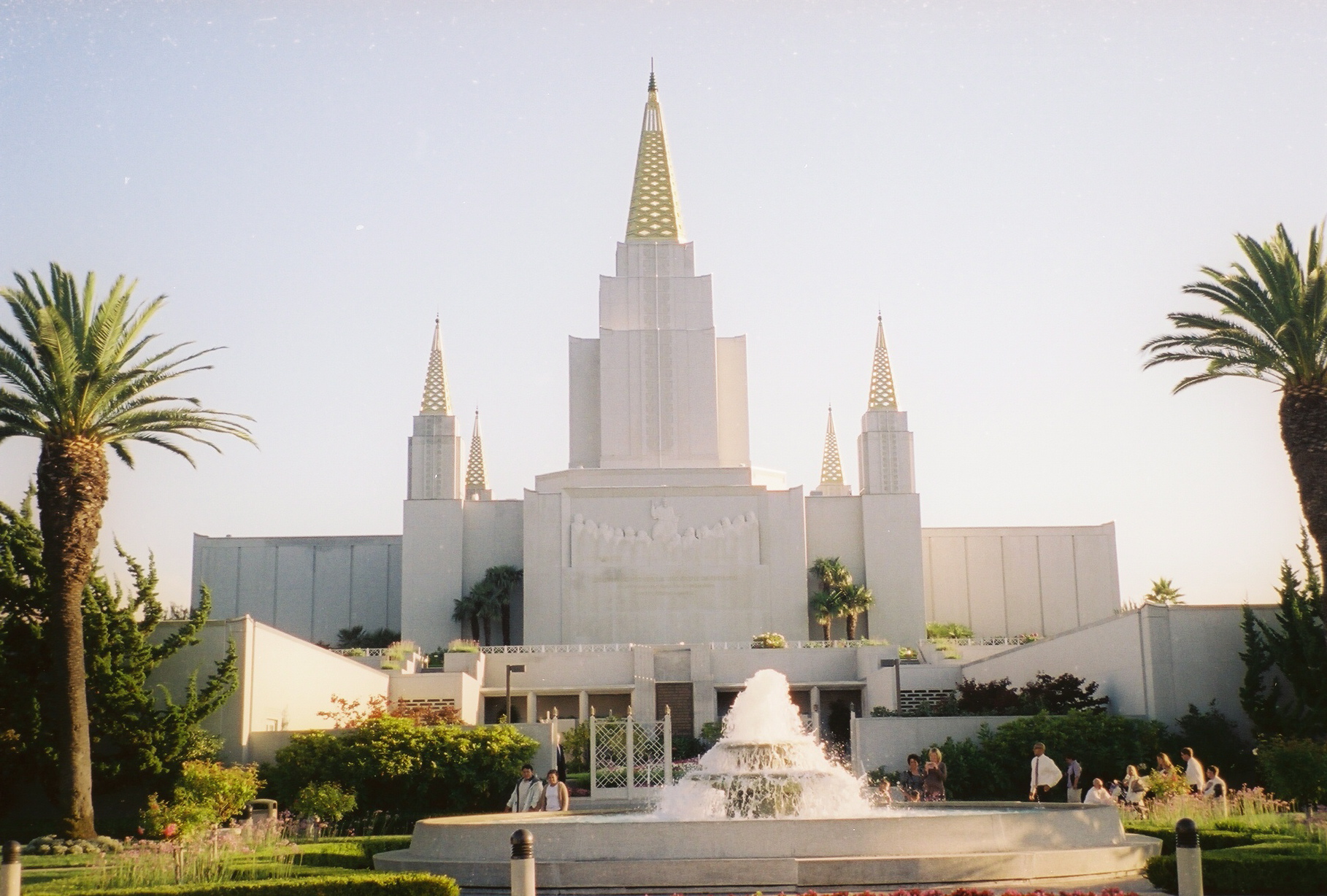 One of the many fountains adding tranquility to the temple gardens.