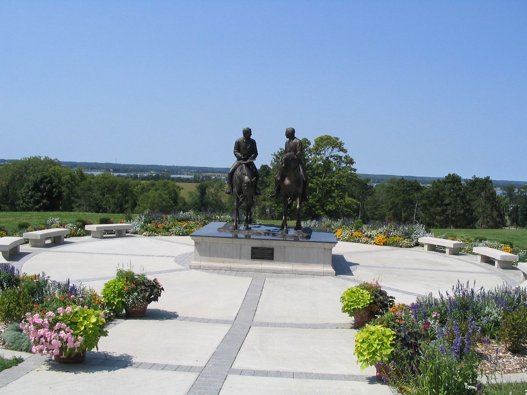 Winter view of the temple grounds