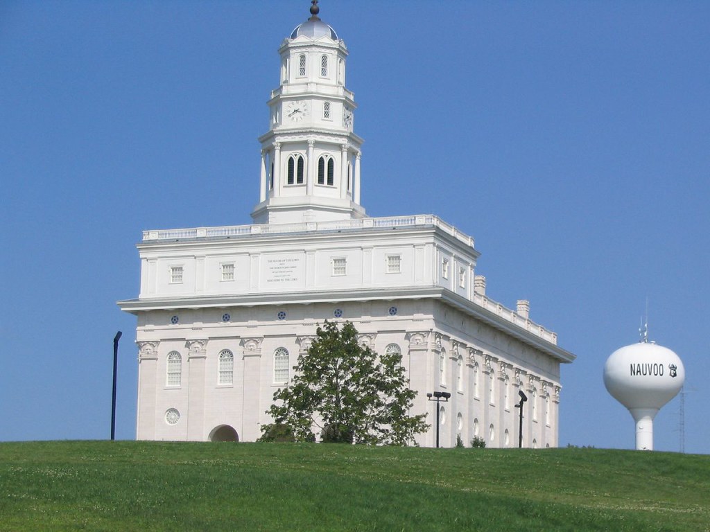 The temple grounds at sunset