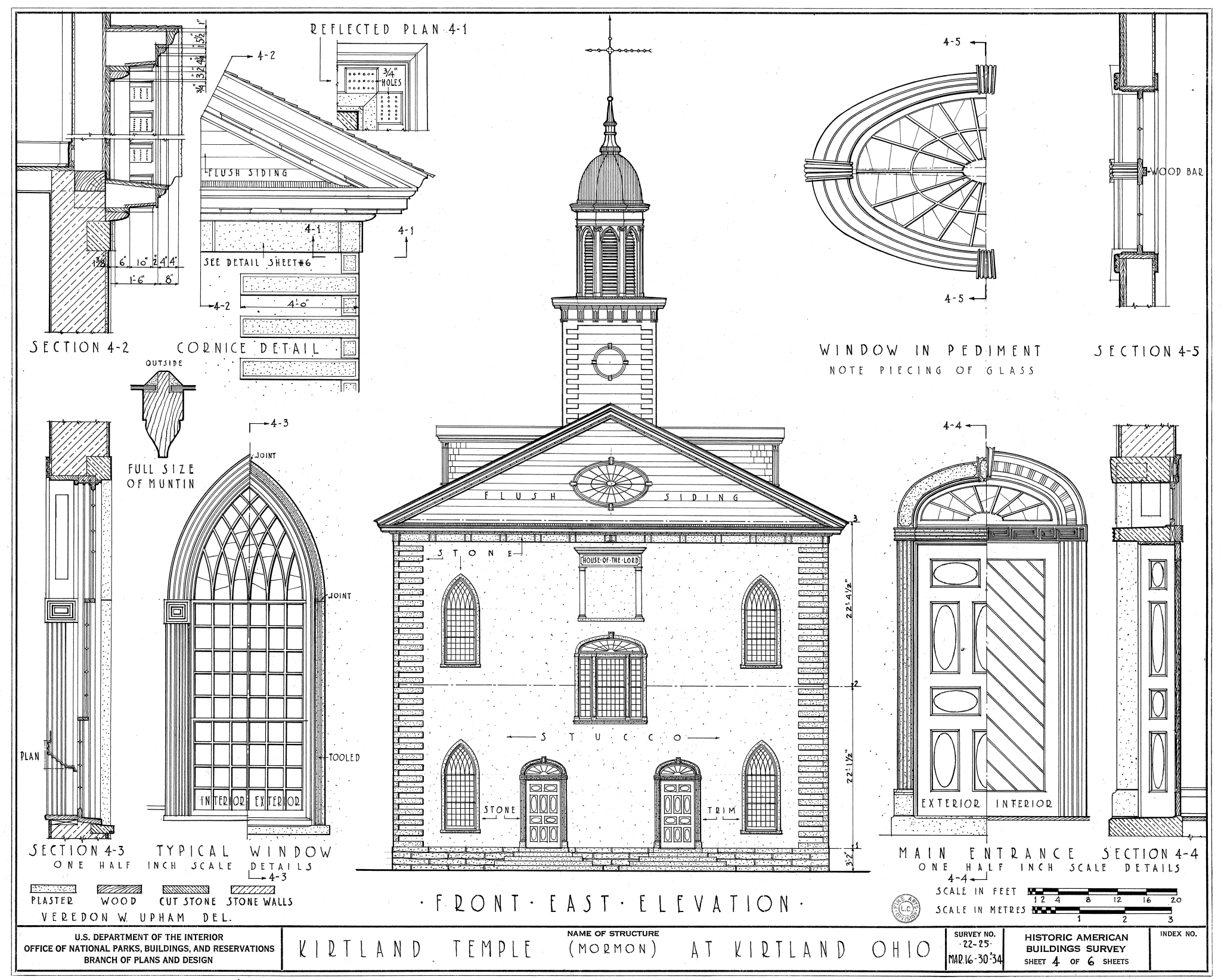 Another angle of the Kirtland Temple's exterior.