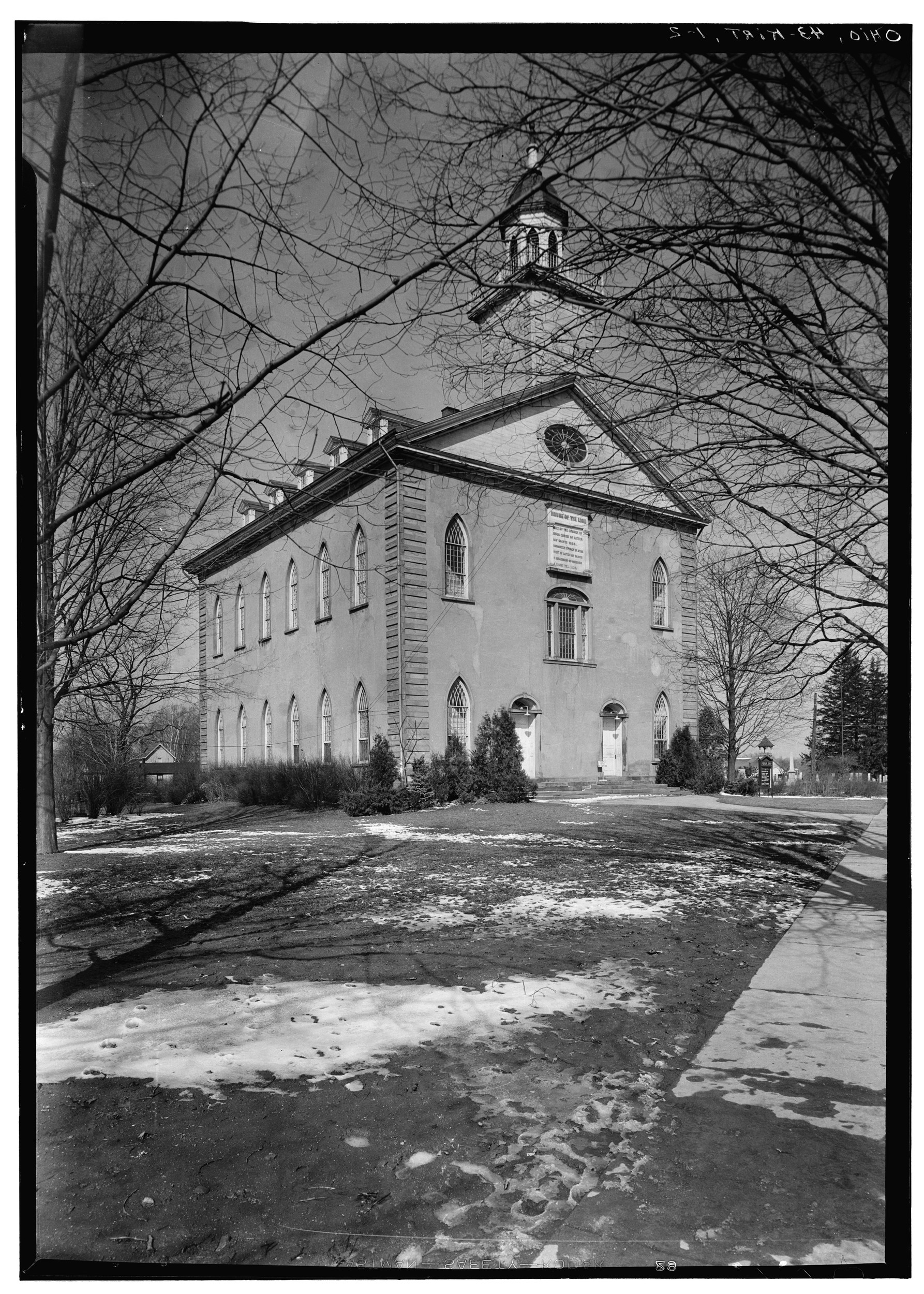 Architectural details of the Kirtland Temple.