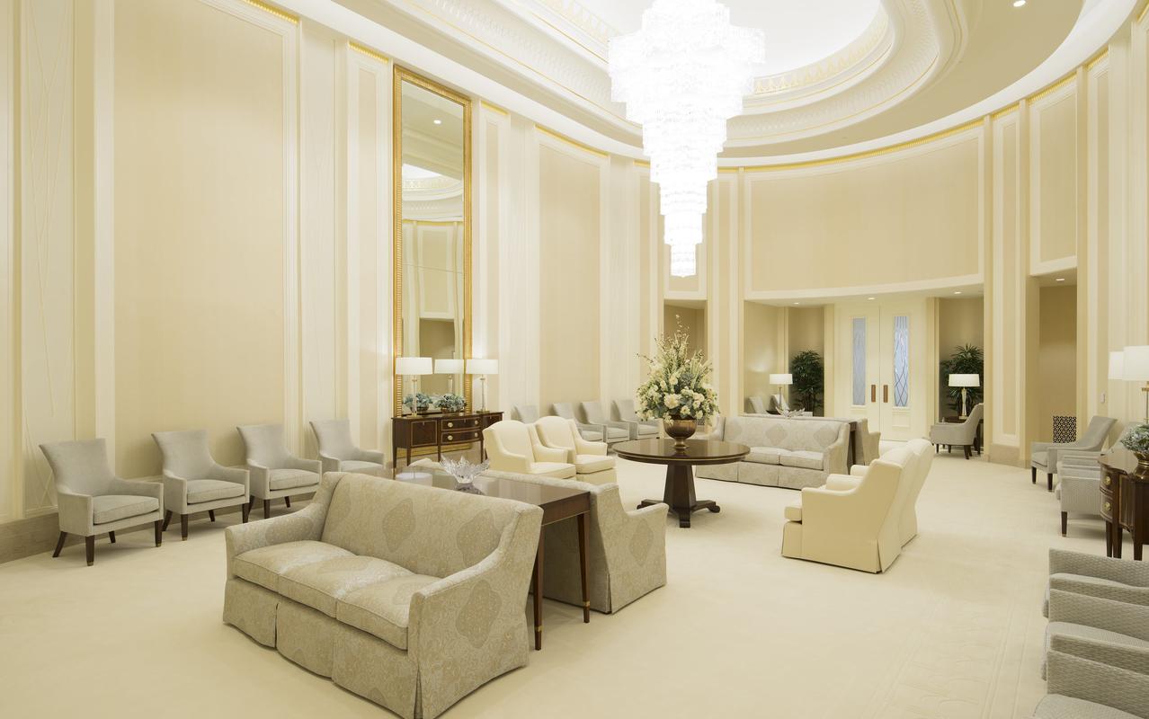 The temple's majestic spire reaching towards the sky.