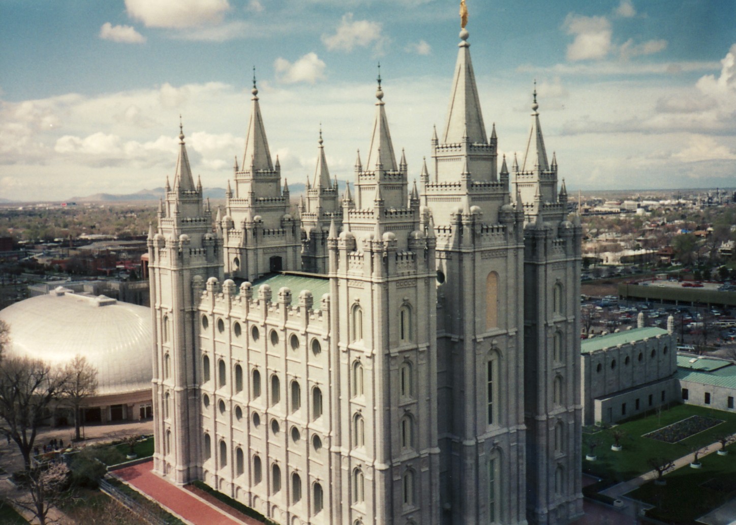 Panoramic view of Temple Square